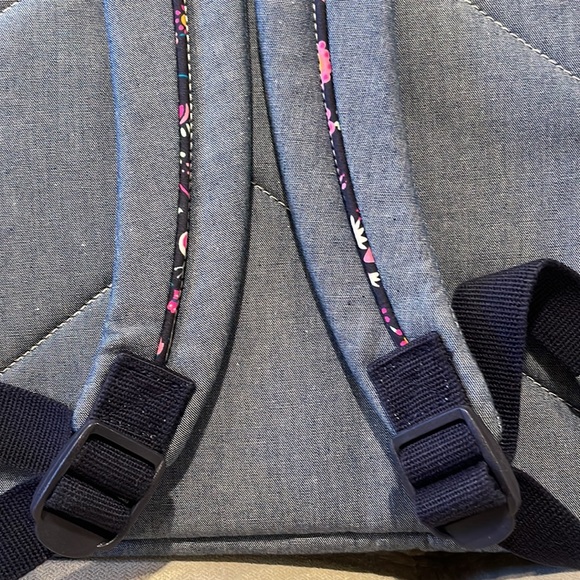 Vera Bradley Patched Denim Look Backpack - Picture 4 of 8
